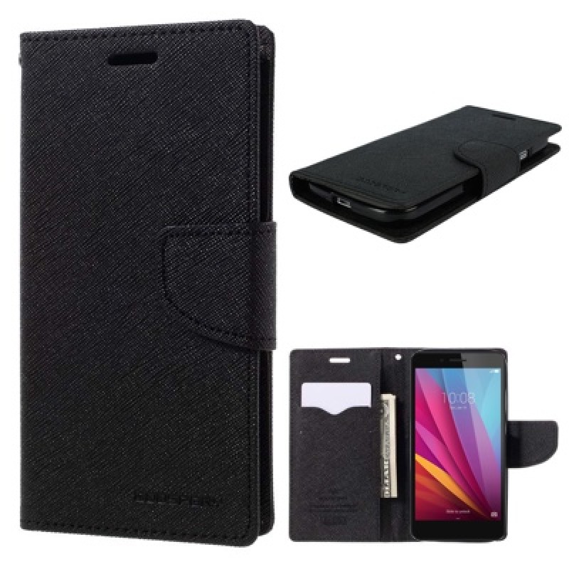 Atverčiamas juodas dėklas (Honor 5x) Atverčiamas juodas dėklas (Honor 5x)